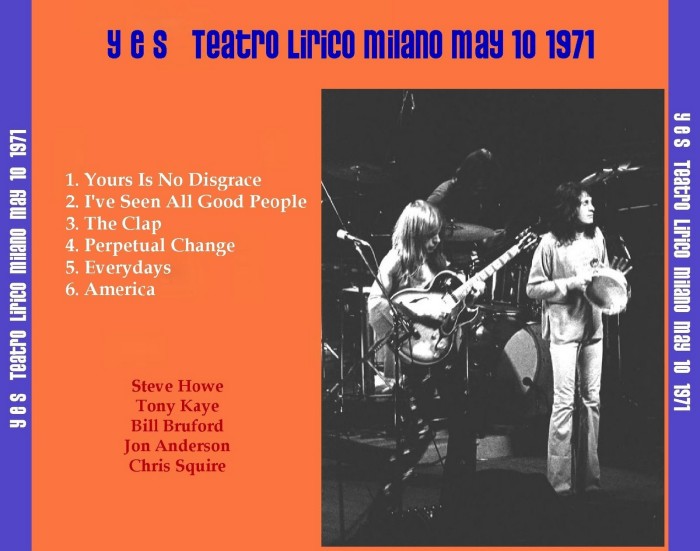 1971-05-10 - Teatro Lirico - Milano - Back Cover